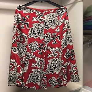 Harold’s Women’s Skirt Size 10 Red